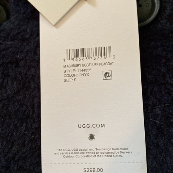 UGG ASHBURY UGGFLUFF PEACOAT Oversized - Picture 9 of 11